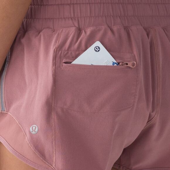 Lululemon Hotty Hot Short II *2.5" Quicksand Pink Purple Mauve  8 - Picture 4 of 11